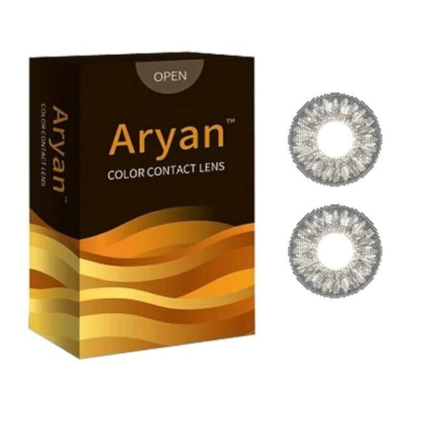 aryan color contact lenses 3months disposable cool gray