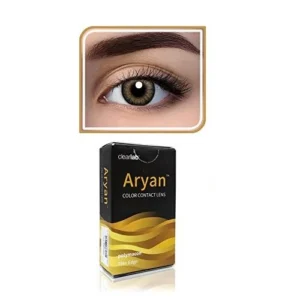 aryan color contact lenses 3months disposable soft hazel