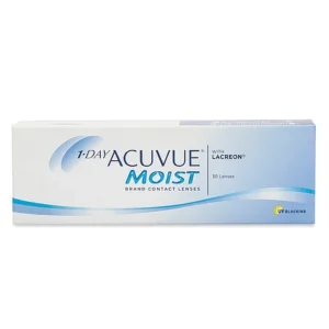 1-Day Acuvue Moist daily lenses (30 lenses) from Johnson & Johnson are daily lenses known for their exceptional wearing comfort.