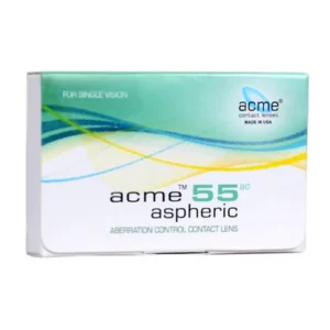acme 55 aspheric monthly contact lenses ( 6pcs in pack )