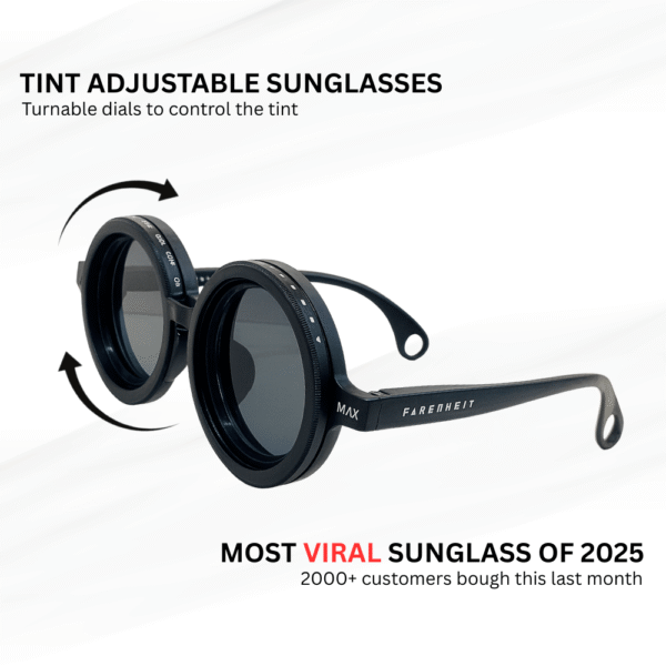 fahrenheit tint adjustable sunglasses | polarized uv protection & style most viral sungasses of 2025